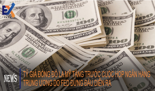 Tỷ giá đồng đô la tăng trước cuộc họp Ngân hàng Trung ương do FED đứng đầu